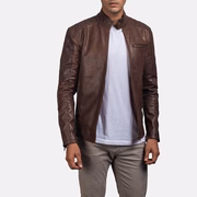 The Sovereign Jacket in full-grain calfskin